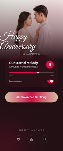 Long-distance message template preview